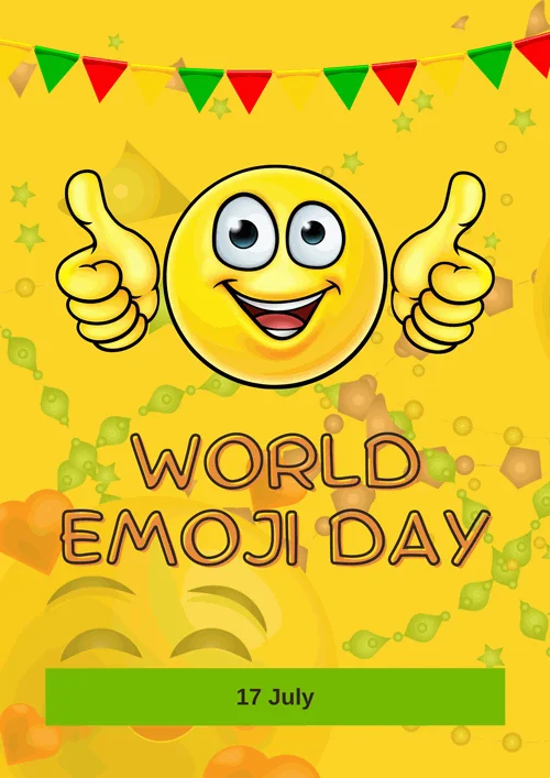 Yellow-Happy-World-Emoji-Day-Poster