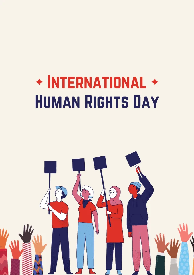 Colorful-Minimalist-Happy-International-Human-Rights-Day-Illustration