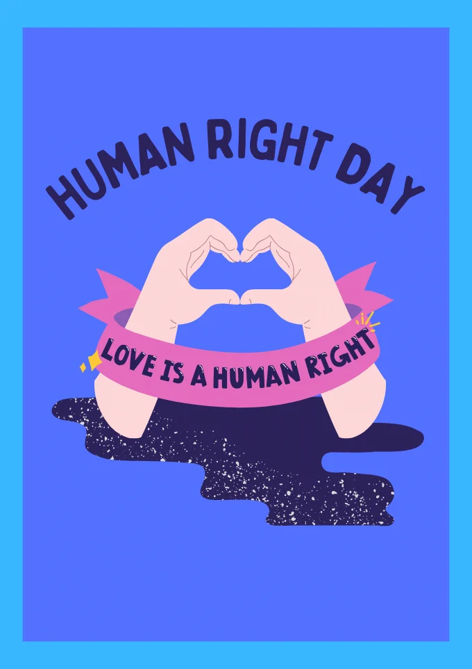 blue-human-right-day-poster