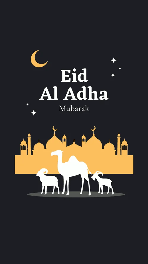 Yellow-and-Black-Eid-Al-Adha-Mubarak-Instagram-Story