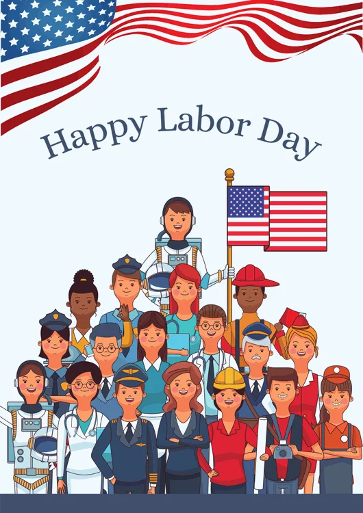 Blue-and-Red-Modern-Happy-Labor-Day-Poster