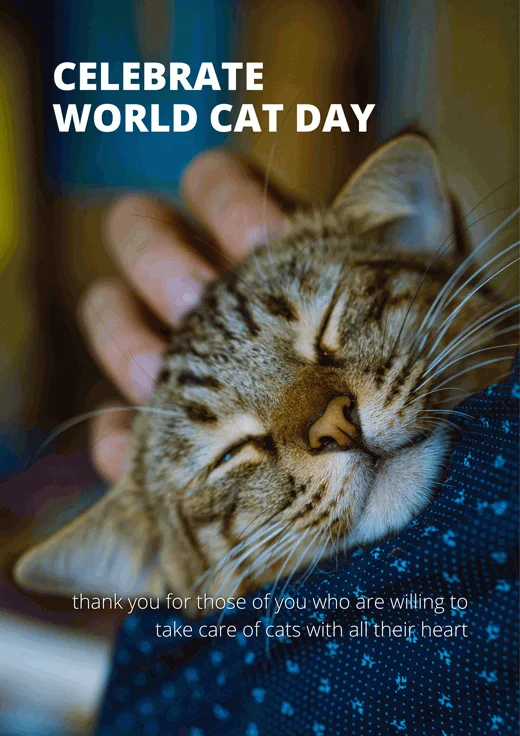 Celebrate-World-Cat-Day-Poster
