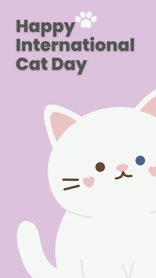 White-Simple-International-Cat-Day-Instagram-Story