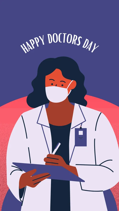 Blue-Illustrated-National-Doctors-Day-Instagram-Post