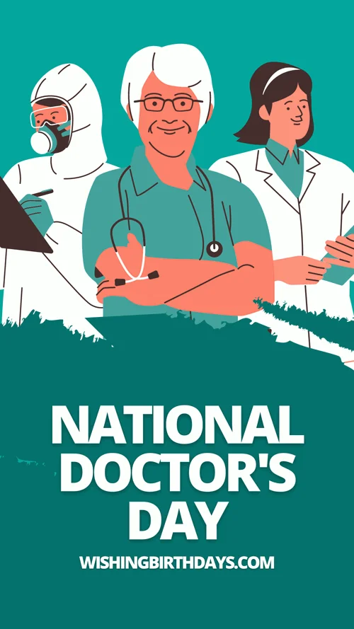 Green-and-White-Creative-Illustration-National-Doctor's-Day-Celebration-Instagram-Story