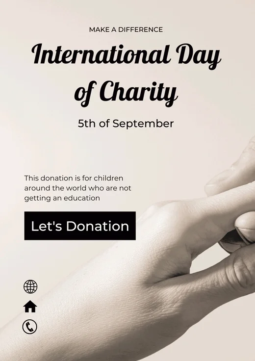 Gray-Minimalist-International-Day-of-Charity-Flyer