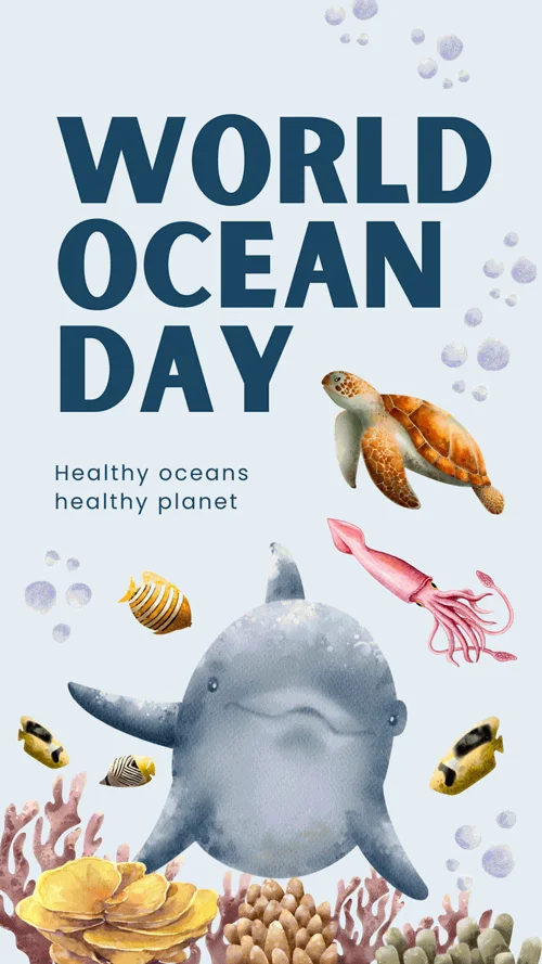 World-Ocean-Day-Animal-Instagram-Story